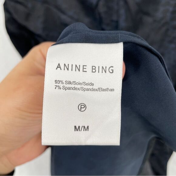 ~Anine Bing Women's Valentine Snake Print Silk Satin Mini Dress NWT - Picture 6 of 8